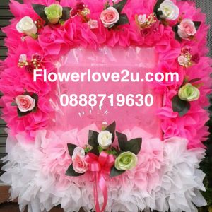 พวงหรีดช้อน pf003