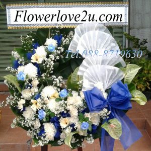 พวงหรีดดอกไม้ ราคาประหยัด ส่งฟรี - ร้านดอกไม้ flowerlove2u